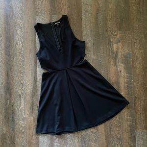 Black express cocktail dress